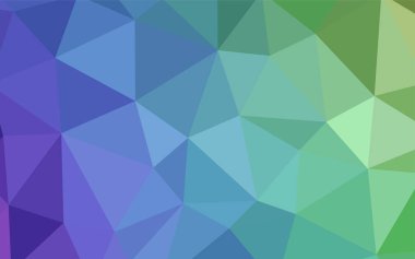 Işık çok renkli vektör düşük poli kapak. Gradyan ile poligonal soyut resim. Tasarımınız için üçgen desen.