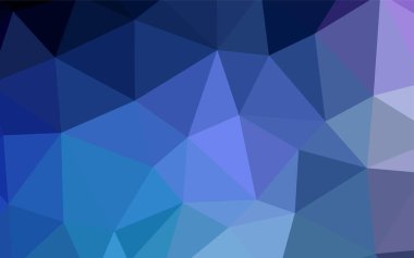 Koyu pembe, mavi Çokgen soyut düzen vektör. Tamamen yeni bir renk illüstrasyon poligonal bir tarzda. Web siteniz için yeni bir doku.