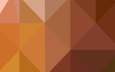 Işık turuncu vektör bulanık üçgen doku. Poligonal illüstrasyon parlayan, hangi üçgen oluşur. İşiniz için tamamen yeni bir tasarım.