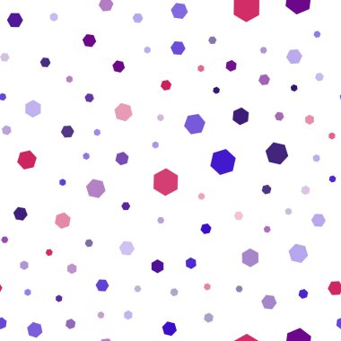 Açık mavi, kırmızı vektör sorunsuz düzen altıgen şekillerle. İllüstrasyon renkli altıgenler dizi. Desen-ebilmek var olmak kullanılmış için açılış sayfaları.