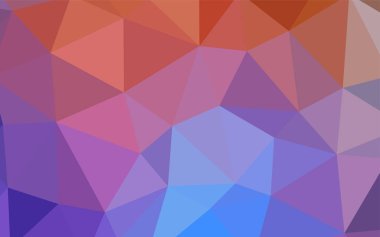 Açık mavi, vektör düşük poli düzen sarı. Glitter soyut resim zarif bir üçgen ile. Cep telefonu arka plan için şablon.