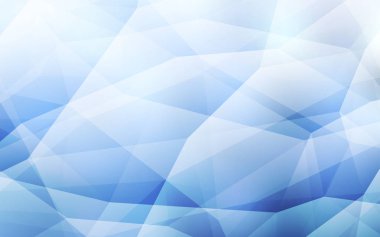 Hafif mavi vektör arka plan poligonal. Tamamen yeni bir renk illüstrasyon poligonal bir tarzda. İş tasarımınız için yeni stil.