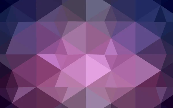 Темно Фиолетовый Векторный Шаблон Треугольниками Градиента Яркая Красочная Иллюстрация Треугольниками — стоковый вектор