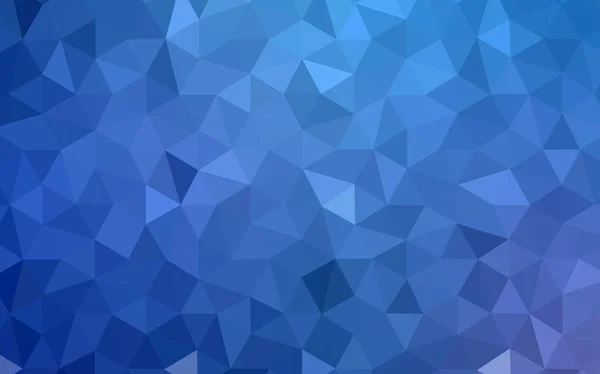 Luz Azul Vector Patrón Mosaico Abstracto Ilustración Poligonal Brillante Que — Vector de stock