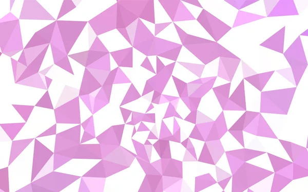 Világos Rózsaszín Vektor Háromszög Mozaik Terjed Kreatív Ábrán Látható Háromszög — Stock Vector