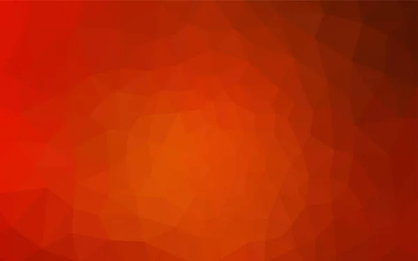 Fond Abstrait Polygone Vecteur Rouge Clair Illustration Géométrique Style Origami — Image vectorielle