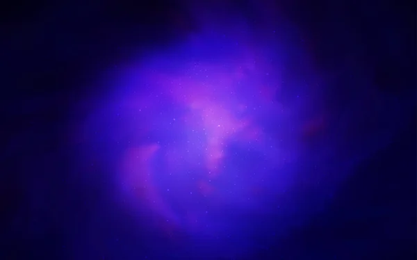 Modèle Vectoriel Violet Foncé Avec Étoiles Ciel Nocturne Étoiles Espace — Image vectorielle