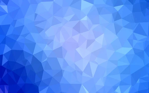 光の青いベクトル多角形テンプレート 勾配を有する多角形の抽象的なイラスト Web サイトの新しいテクスチャ — ストックベクタ