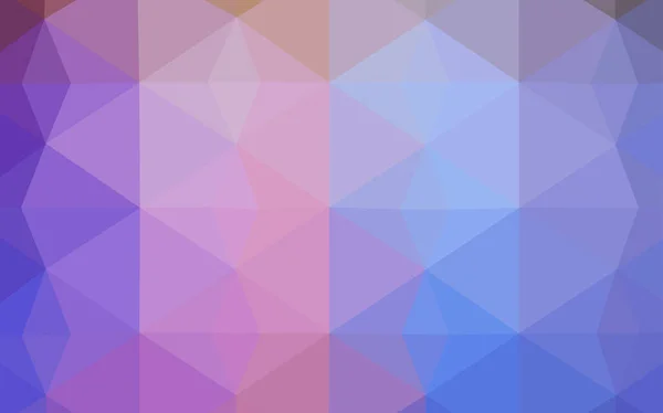Lichte Multicolor Vector Schijnt Driehoekige Lay Out Veelhoekige Abstracte Illustratie — Stockvector