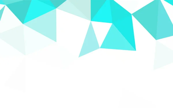 Шаблон Светло Зелёных Векторных Треугольников Элегантная Яркая Полигональная Иллюстрация Градиентом — стоковый вектор