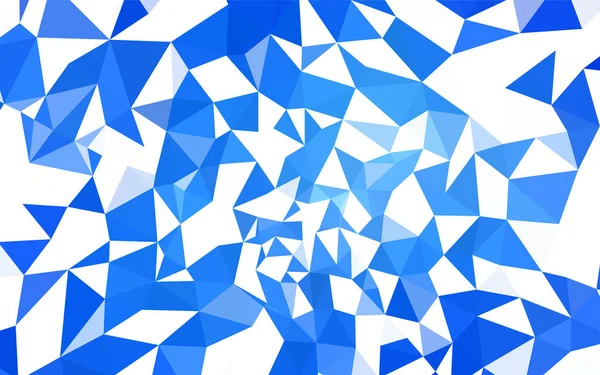 Hafif mavi vektör zemin Çokgen. Poligonal illüstrasyon parlayan, hangi üçgen oluşur. Web siteniz için yeni bir doku.