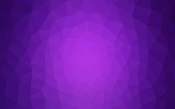 多角形の紫色のベクトルの背景を光します 多角形の図を輝く三角形から成る ビジネス デザインのブランドの新しいスタイル — ストックベクタ