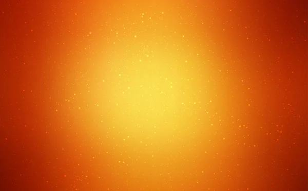 Light Orange Vector Template Space Stars Modern Abstract Illustration Big — Stock Vector