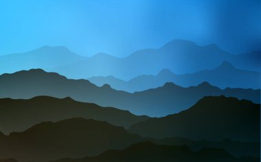 Hafif mavi vektör şablon bükülmüş şeritler. Zarif bir parlak örnek gradyan ile. İş tasarımınız için tamamen yeni bir şablon.