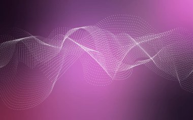 Mor ışık, vektör küreler desenle pembe. İllüstrasyon renkli soyut daireler parlayan ayarlanmış. Desen-ebilmek var olmak kullanılmış için aqua reklam, kitapçıklar.