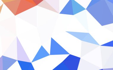 Koyu mavi vektör zemin Çokgen. Üçgen geometrik örnek gradyan ile. Desen için bir marka kitabın zemin.