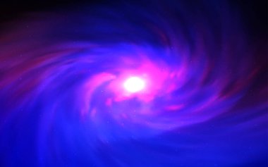 Hafif pembe, mavi vektör kapak astronomik yıldız ile. Glitter soyut illüstrasyon renkli kozmik yıldız ile. Akıllı tasarım, iş reklam için.