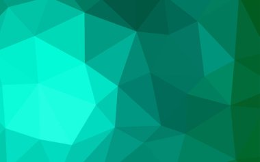 Işık yeşil vektör degrade üçgenler desen. Tamamen yeni bir renk illüstrasyon poligonal bir tarzda. Web siteniz için köşeli tasarım.