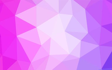 Hafif pembe vektör düşük poli doku. Glitter soyut resim zarif bir üçgen ile. Tamamen yeni bir tasarım sizin broşürü.