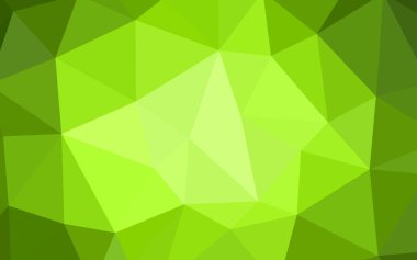 Açık yeşil, sarı vektör soyut mozaik arka plan. Gradyan ile zarif parlak poligonal illüstrasyon. İşiniz için yeni tasarım.