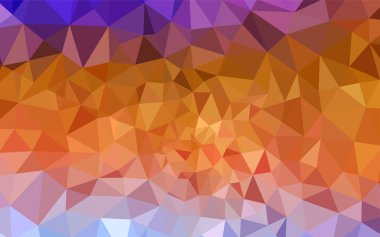 Üçgen kapak parlayan ışık çok renkli vektör. Gradyan ile Origami tarzında yaratıcı geometrik şekil. Marka kitap için yeni şablon.