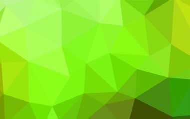 Koyu mavi vektör poligonal şablonu. Gradyan ile poligonal soyut resim. İşiniz için en iyi üçgen tasarım.