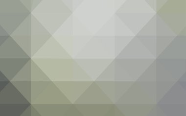 Işık gri vektör üçgen mozaik şablonu. Geometrik şekil gradyan ile Origami tarzında. Marka kitap için yeni şablon.