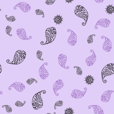 Açık mavi, kırmızı vektör sorunsuz doodle zemin ile yaprak ve çiçekler. Yaprakları, çiçekleri beyaz arka plan üzerinde doğal tarzı. Yeni bir doku duvar kağıdı tasarımı için.