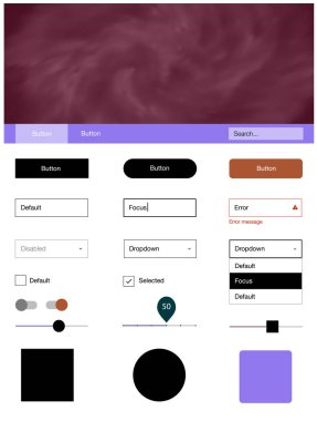 Açık mavi, sarı vektör web UI kiti Bulutsusu yıldız ile. Renkli gradyan gökyüzü onun üstbilgisindeki modern stil kılavuzu. Web siteleri, açılış sayfaları için güzel düzeni.