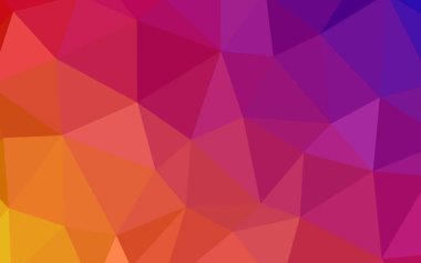 Pembe ışık, vektör degrade üçgenler desen sarı. Üçgen geometrik örnek gradyan ile. Cep telefonu arka plan için şablon.