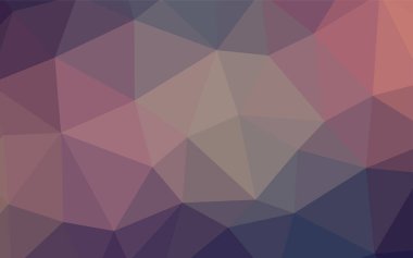 Hafif mor vektör soyut mozaik zemin. Çokgen şekilleri ile bir örnek. İşiniz için en iyi üçgen tasarım.