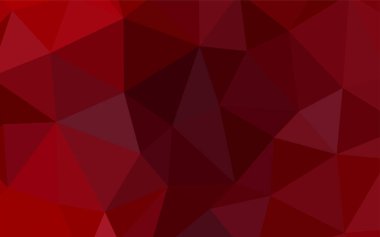 Işık turuncu vektör soyut poligonal şablonu. Gradyan ile zarif parlak poligonal illüstrasyon. Tamamen yeni bir tasarım sizin broşürü.