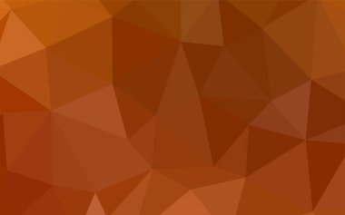 Işık turuncu vektör Çokgen arka plan. Glitter soyut resim zarif bir üçgen ile. İş tasarımınız için yeni stil.