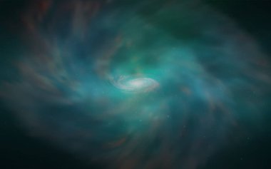 Açık mavi, kozmik yıldız düzeniyle vektör yeşil. Büyükayı yıldız ile modern soyut resim. Desen Astroloji Web siteleri için.