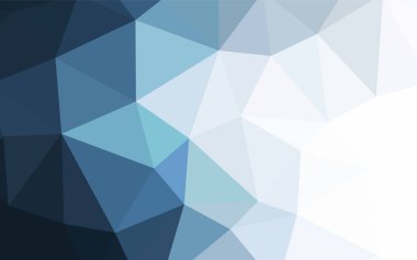 Üçgen kapak parlayan ışık mavi vektör. Tamamen yeni bir renk illüstrasyon poligonal bir tarzda. İşiniz için en iyi üçgen tasarım.