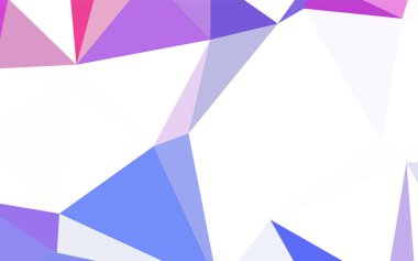 Koyu mavi vektör zemin Çokgen. Üçgenler ile renkli soyut resimde. İş tasarımınız için yeni stil.