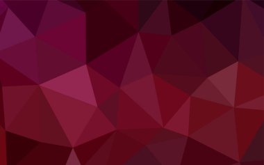 Koyu kırmızı vektör soyut mozaik desen. Poligonal illüstrasyon parlayan, hangi üçgen oluşur. Senin arka plan için dokulu deseni.