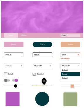 Evren yıldız ışık çok renkli vektör tasarım UI kiti. Arka plan üzerinde renkli stil rehberi yıldız ile. Bu örnek açılış sayfanız için mu.