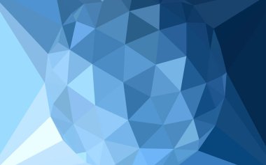 Hafif mavi vektör soyut mozaik desen bir elmas. Resimde üçgenler ile soyut tarzda. Marka kitap için yeni şablon.