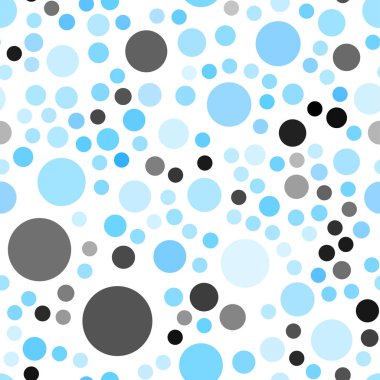 Hafif mavi vektör sorunsuz zemin noktalar ile. İllüstrasyon renkli soyut daireler parlayan ayarlanmış. Reklam, poster, afiş, Web sitenizin için yeni tasarım.