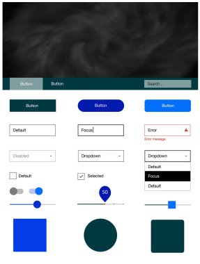 Gökyüzü yıldızlarla ışık mavi vektör stil rehberi. Web Kullanıcı arabirimi kiti ile onun üstbilgisindeki soyut degrade bulutlar. Web siteleri, açılış sayfaları için güzel düzeni.