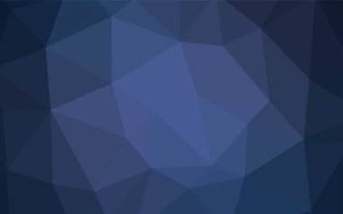 Hafif mavi vektör poligonal model. Üçgenler ile renkli resimde parlayan. Marka kitap için yeni şablon.