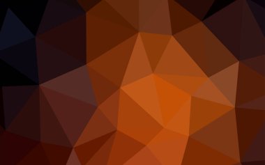 Koyu kırmızı vektör üçgen mozaik doku. Tamamen yeni bir renk illüstrasyon poligonal bir tarzda. Cep telefonu arka plan için şablon.