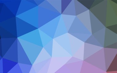 Açık mavi, yeşil vektör soyut mozaik arka plan. Çokgen şekilleri ile bir örnek. Senin arka plan için dokulu deseni.