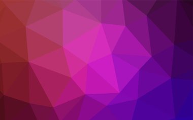 Pembe ışık, vektör soyut poligonal şablon mavi. Renkli resimde gradyan ile poligonal tarzı. Web siteniz için yeni bir doku.