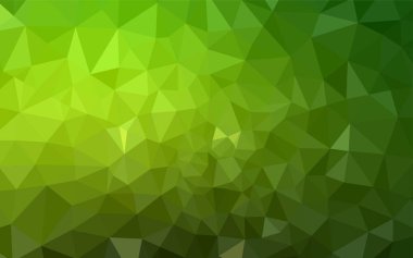 Işık yeşil vektör poligonal model. Çokgen şekilleri ile bir örnek. Web siteniz için yeni bir doku.