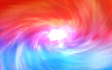 Açık mavi, kırmızı vektör doku Samanyolu yıldız ile. Bulanık arka plan gradyan ile üzerinde alan yıldız. En iyi tasarım, reklam, poster, afiş için.