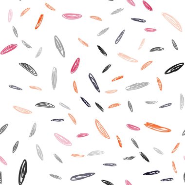 Koyu pembe, kırmızı kabarcıklar ile sorunsuz arka plan vektör. İllüstrasyon renkli soyut daireler parlayan ayarlanmış. Reklam, poster, afiş, Web sitenizin için yeni tasarım.