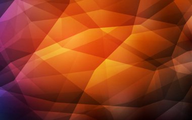 Koyu kırmızı vektör üçgen mozaik doku. Üçgenler ile modern soyut resim. İşiniz için en iyi üçgen tasarım.