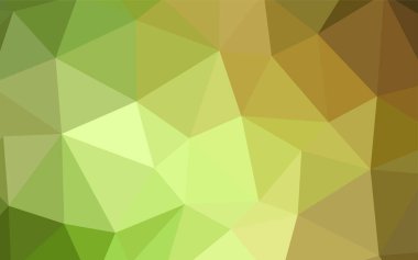 Açık yeşil, kırmızı vektör üçgen kapak parlayan. Tamamen yeni bir renk illüstrasyon poligonal bir tarzda. İşiniz için yeni tasarım.